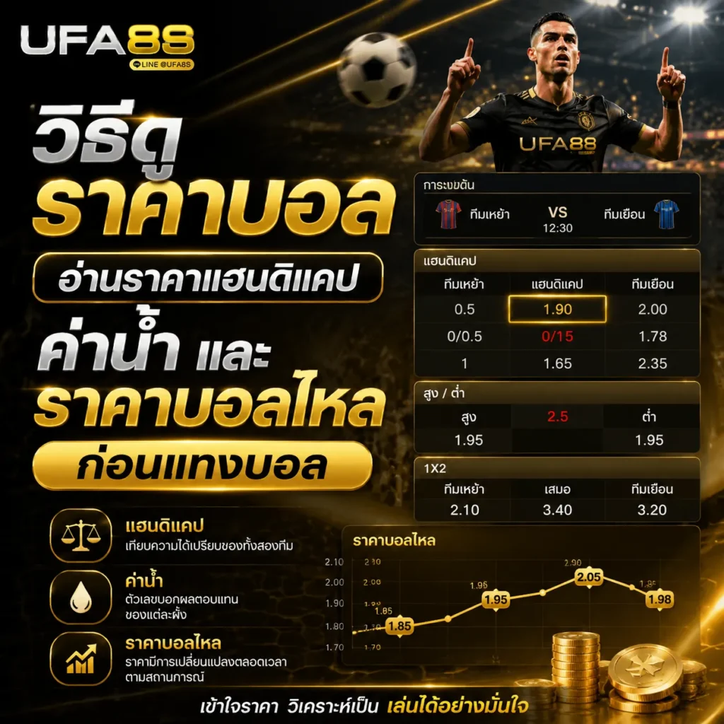 วิธีดูราคาบอล